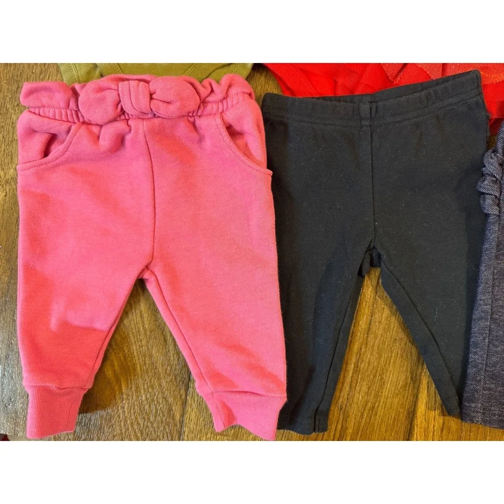 Baby Girl Clothes 0/3 Months Pants Bodysuits Shirts Outfits Long Sleeves‎ Peace
